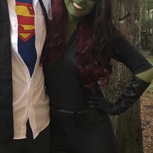 Gamora Costume & StarLord mask